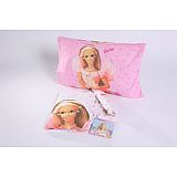 Povlečení Barbie1 set včetně prostěradla Barbi-povlečení-Akce - set:přikrývka 160x220,polštář 50x70, prostěradlo 100x200.Luxusní dětské povlečení